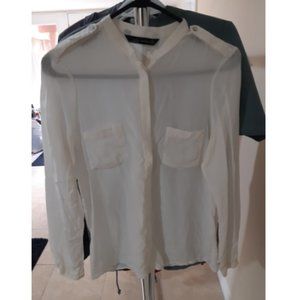 cream translucent shirt